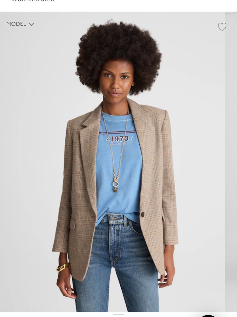 Madewell Mercer Relaxed Blazer